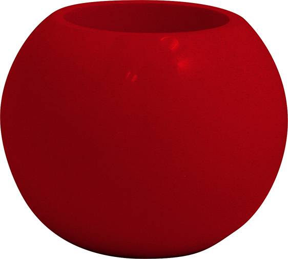 PREMIUM GLOBE Pflanzgefäß - rubinrot