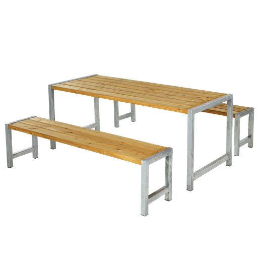 Plus Plankensatz m/Tisch + 2 Bänke