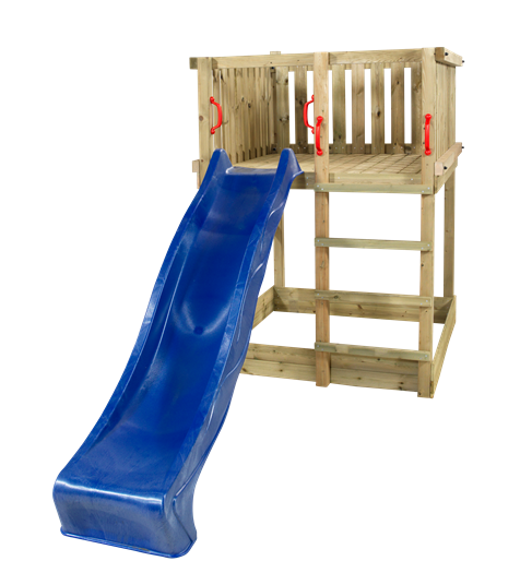 Plus Play Spielturm einschl. blauer Rutsche