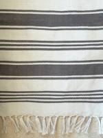 Vorschau: Fußmatte mit fransösichem Streifen 50 cm x 80 cm Vorschau: Fußmatte mit fransösichem Streifen 50 cm x 80 cm