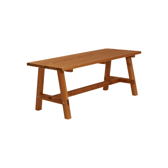 Plus Country Plankentisch 177x75x72 cm - Farblich behandelt teak