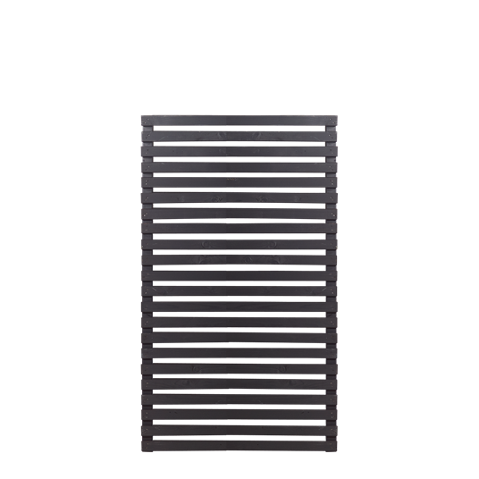 Plus Tokyo Zaun, 83x140 cm schwarz farbgrundiert