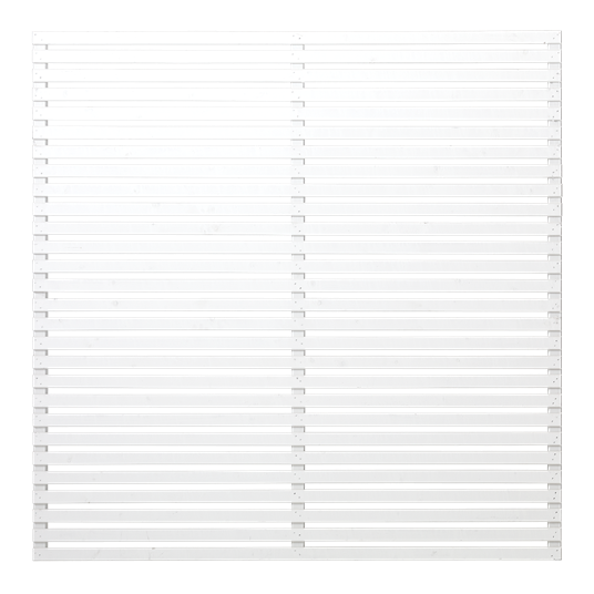 Plus Tokyo Zaun, 180x180 cm Weiß farbgrundiert