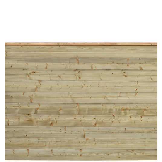 Plus Plank Profil-Zaun f. 174x129 cm inkl. topBrett
