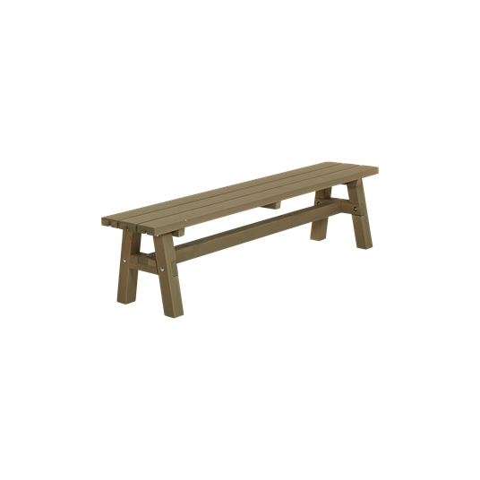 Plus Country Plankenbank 177x37x46 cm - Farblich behandelt graubraun