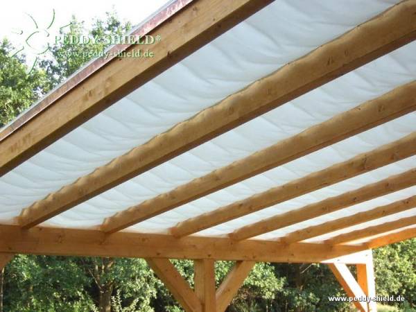 Sonnensegel Breite 58 cm - Farbe weiß