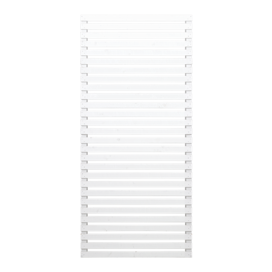 Plus Tokyo Zaun, 83x180 cm weiß farbgrundiert