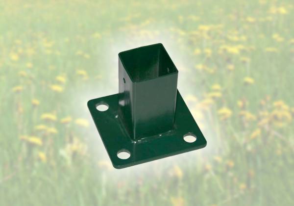 Standfuß für Vierkantpfosten 40 x 40 mm